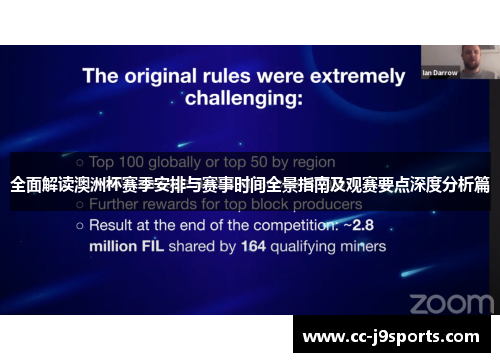 全面解读澳洲杯赛季安排与赛事时间全景指南及观赛要点深度分析篇
